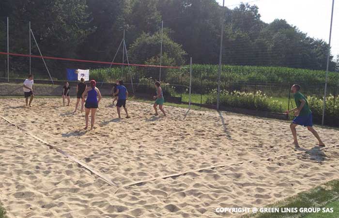 Green Lines Group: campo da beach volley di Rogeno