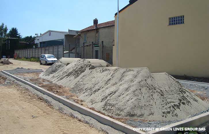 Realizzazione campo da beach volley a Garlasco