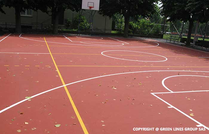 Green Lines Group: realizzazione di campi da basket