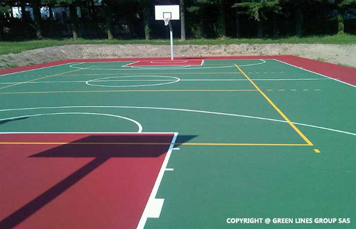 Green Lines Group: realizzazione di campi da basket