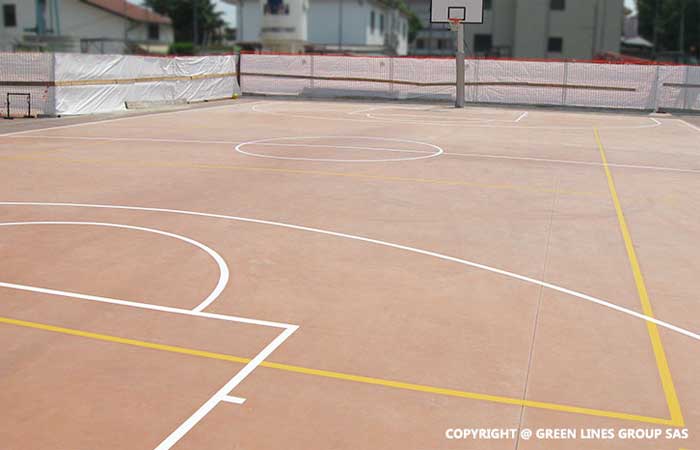 Green Lines Group: realizzazione di campi da basket