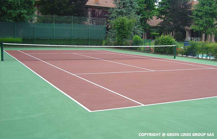 Green Lines Group: realizzazione di campi da tennis